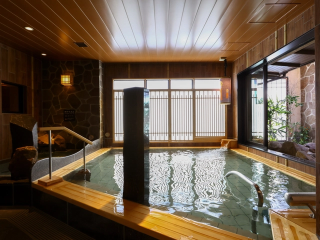 天然温泉 杜都の湯 御宿野乃仙台 露天風呂