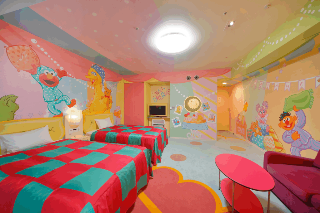 セサミストリートTM・パジャマパーティ・ルーム