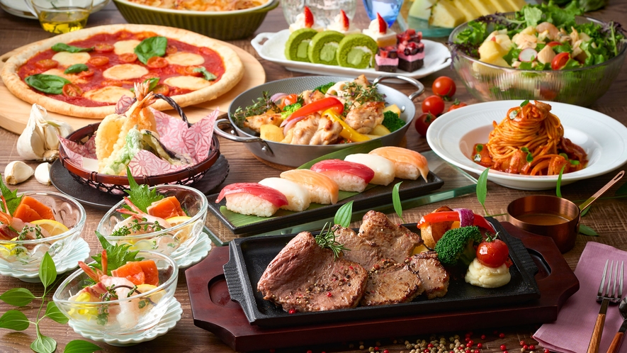 大江戸温泉物語 箕面観光ホテル バイキング