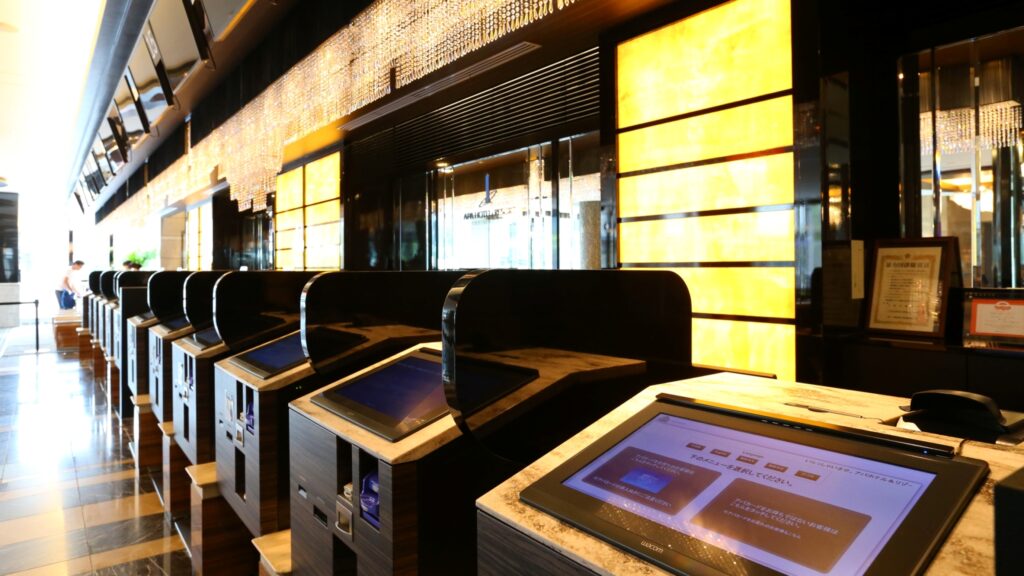 アパホテル幕張 自動チェックイン機