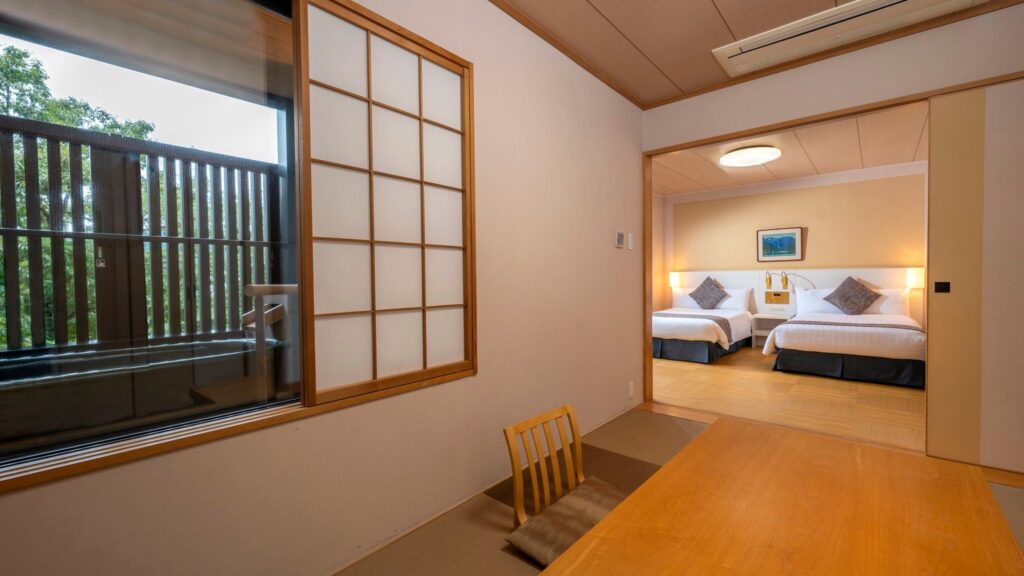 亀の井ホテル 青梅 露天風呂付きデラックス和洋室