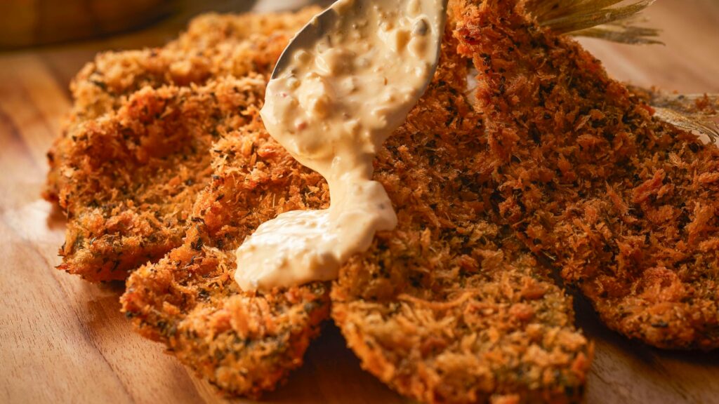 亀の井ホテル熱海 本館 ディナービュッフェ ふっくらアジフライ