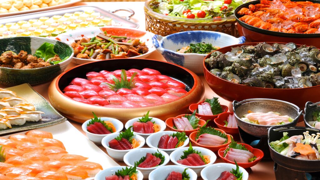 味覚と眺望の宿 ホテル南海荘 海鮮和洋バイキング