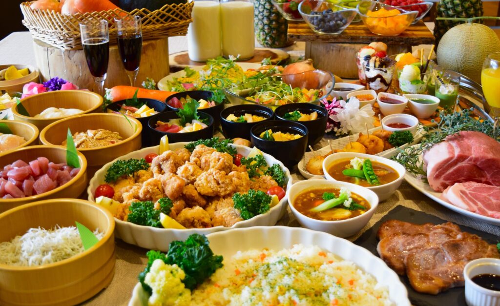 大井川鐵道 川根温泉ホテル バイキング料理