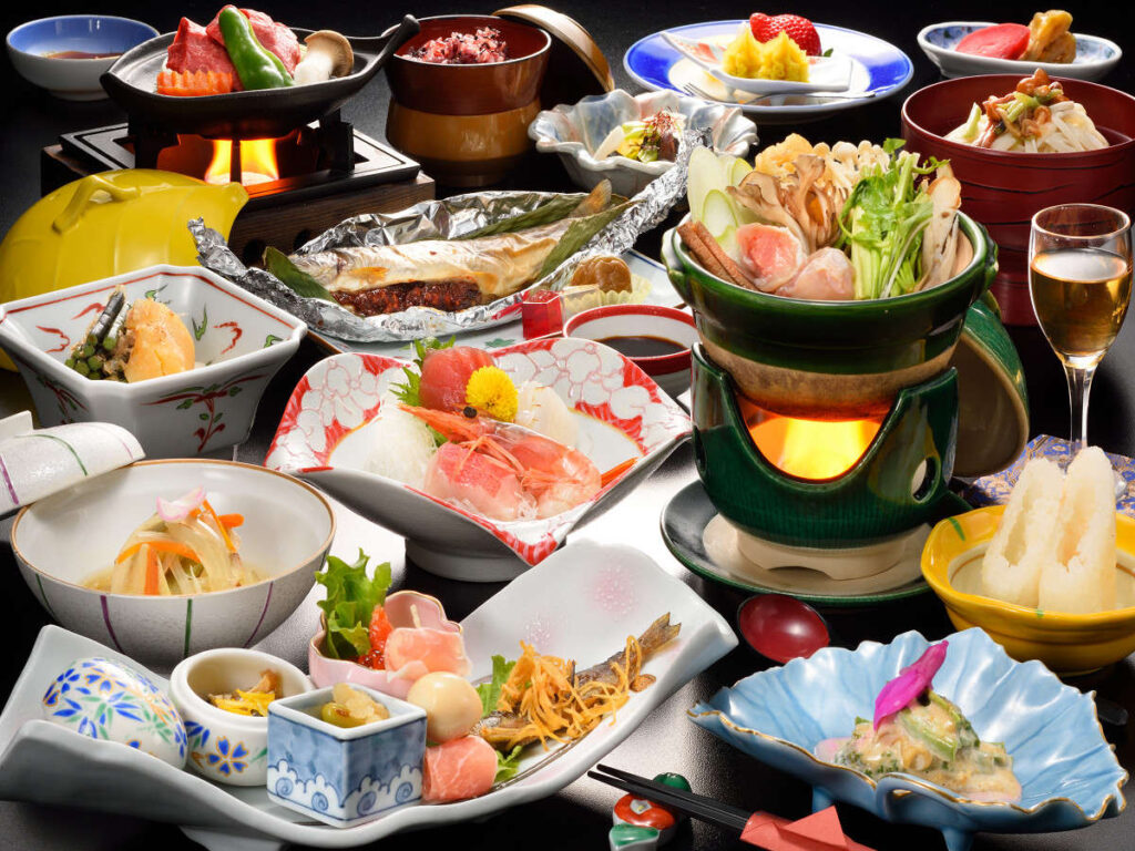 小安峡温泉 旅館 多郎兵衛 夕食