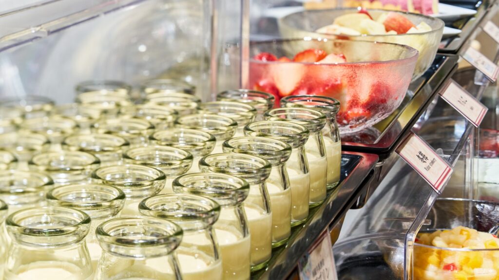 ラビスタ函館ベイアネックス 朝食 プリン