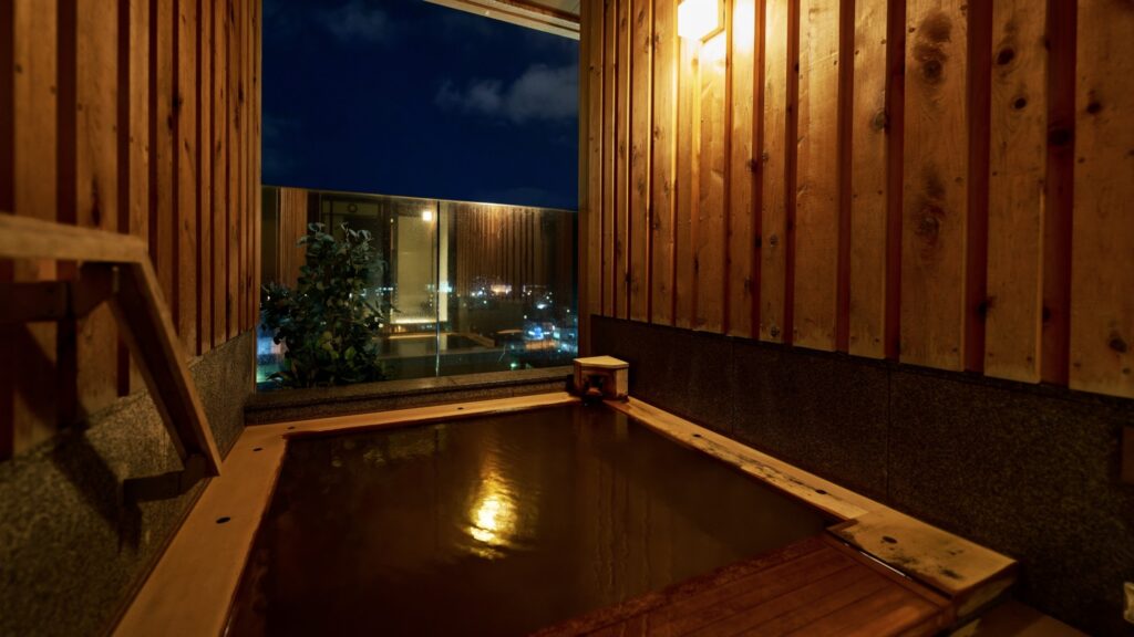 ラビスタ函館ベイアネックス 貸切風呂 檜風呂