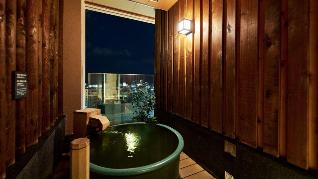 ラビスタ函館ベイアネックス 貸切風呂 陶器風呂