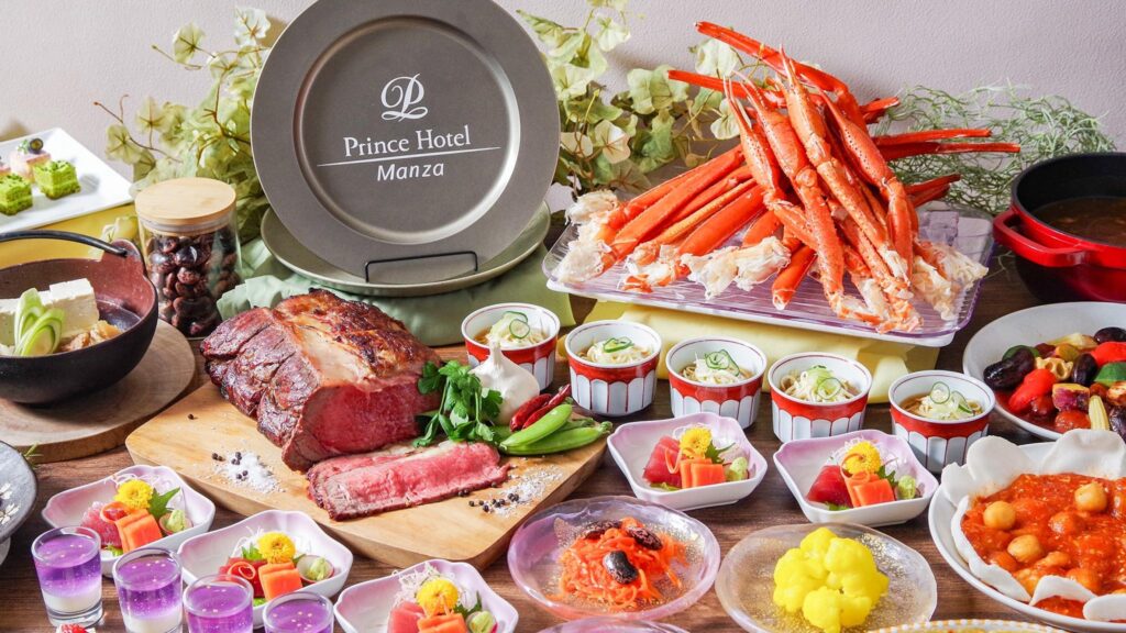 万座プリンスホテル ディナーブッフェ