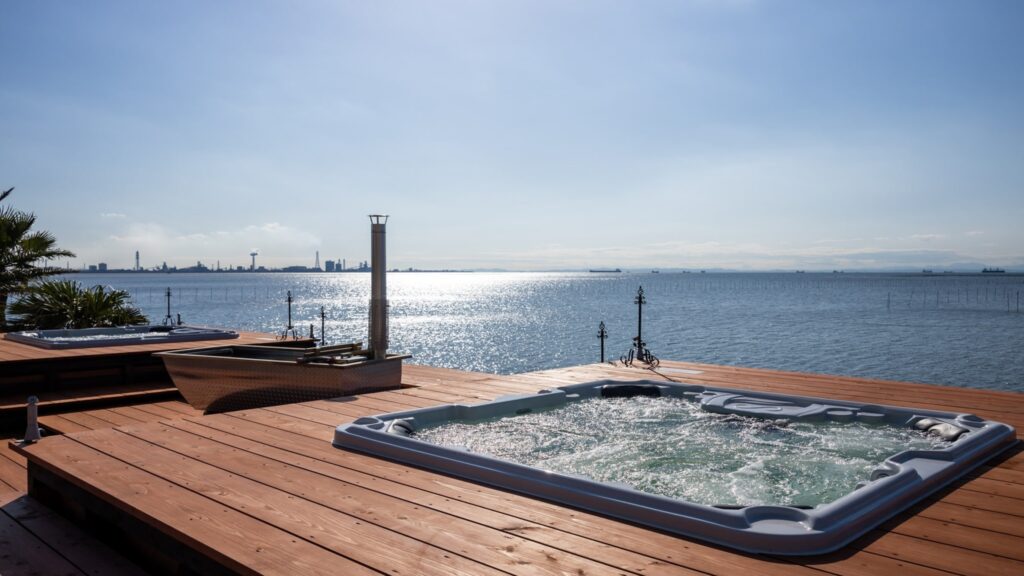 龍宮城スパ・ホテル三日月 シーサイドジャグジー