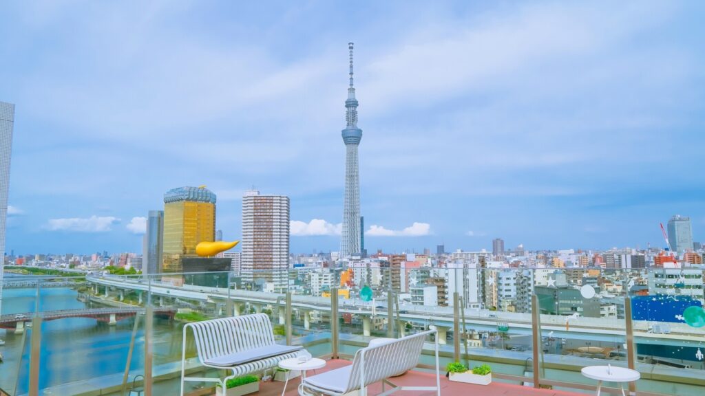 ホテルウィングインターナショナルセレクト浅草駒形 展望テラス